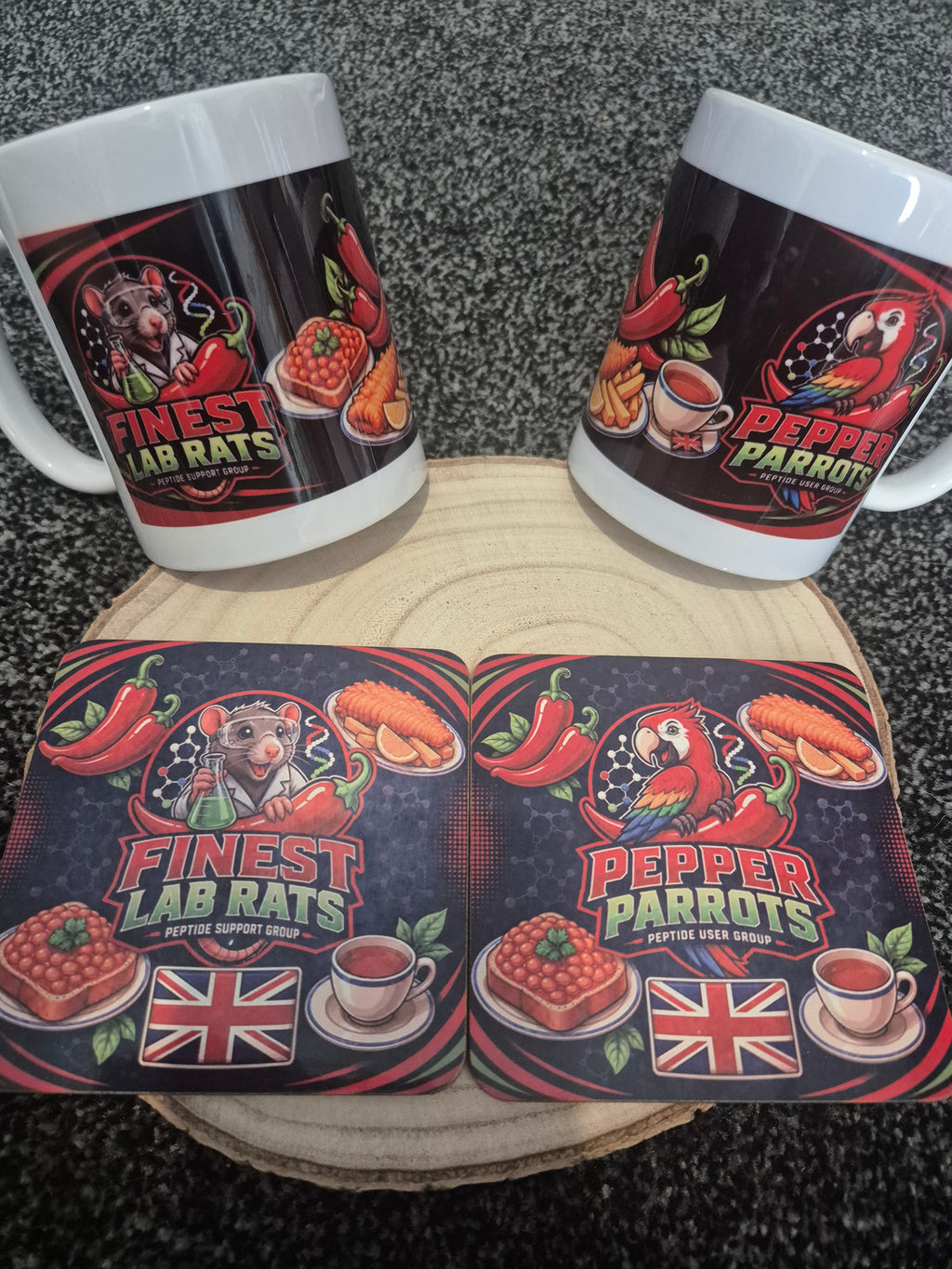 Mug and coaster set