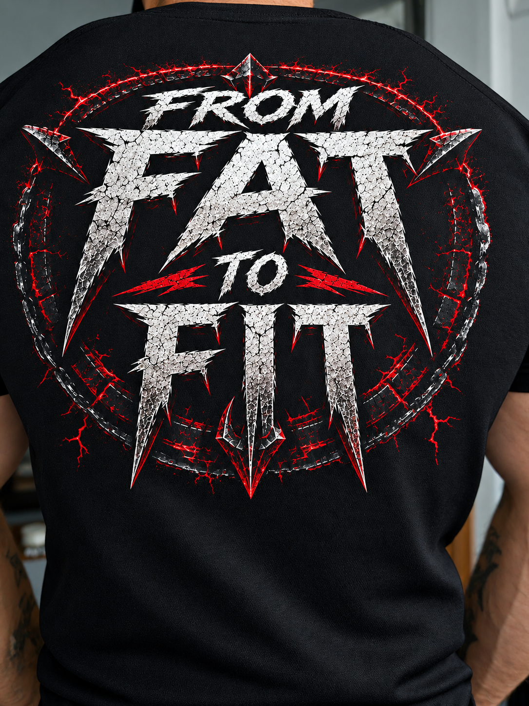 Never Again short sleeved t-shirt