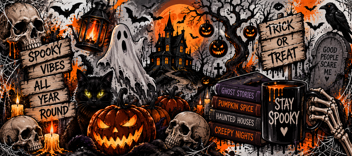 Halloween tumblers and water bottles