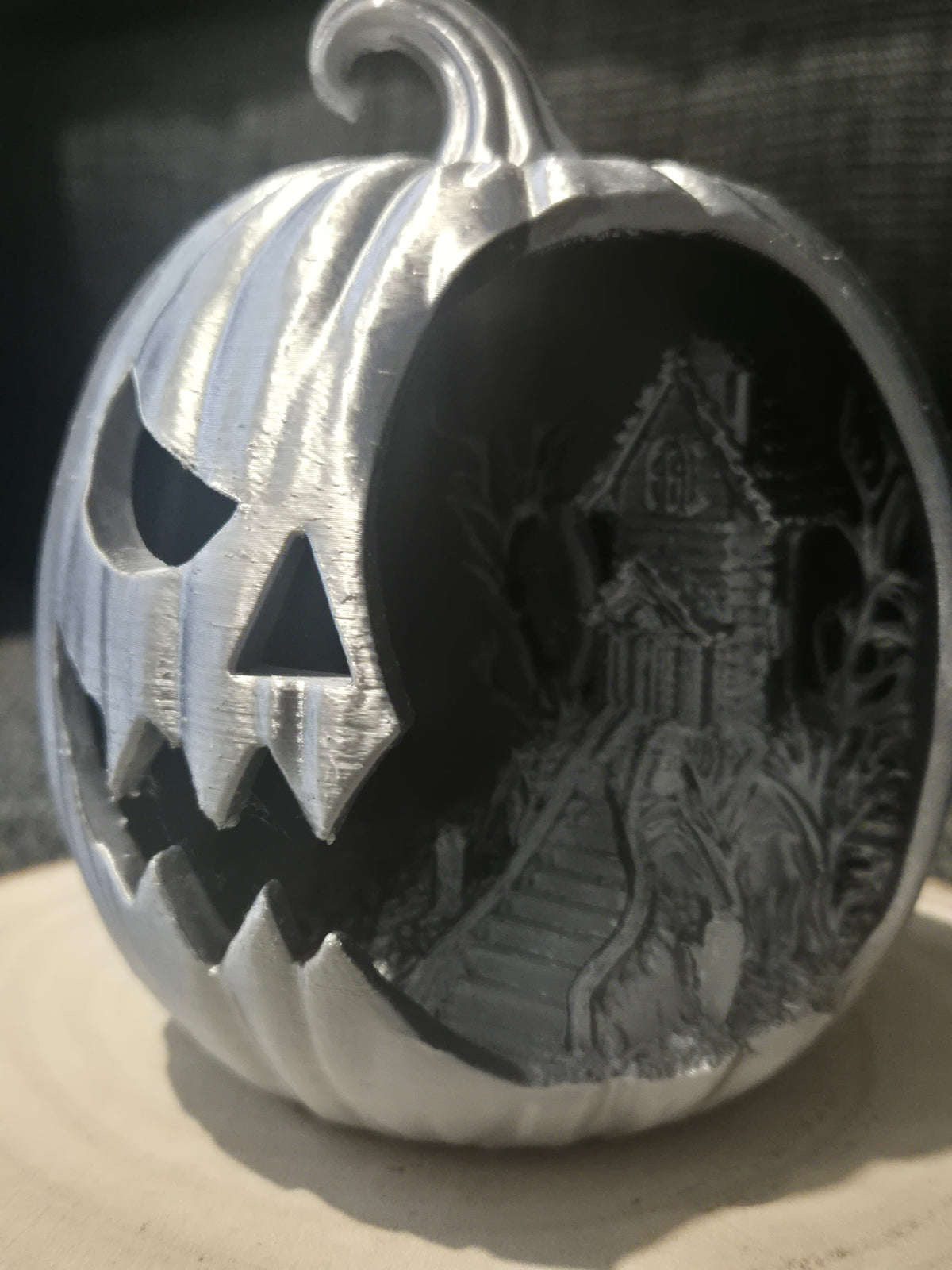 3D printed halloween pumpkin