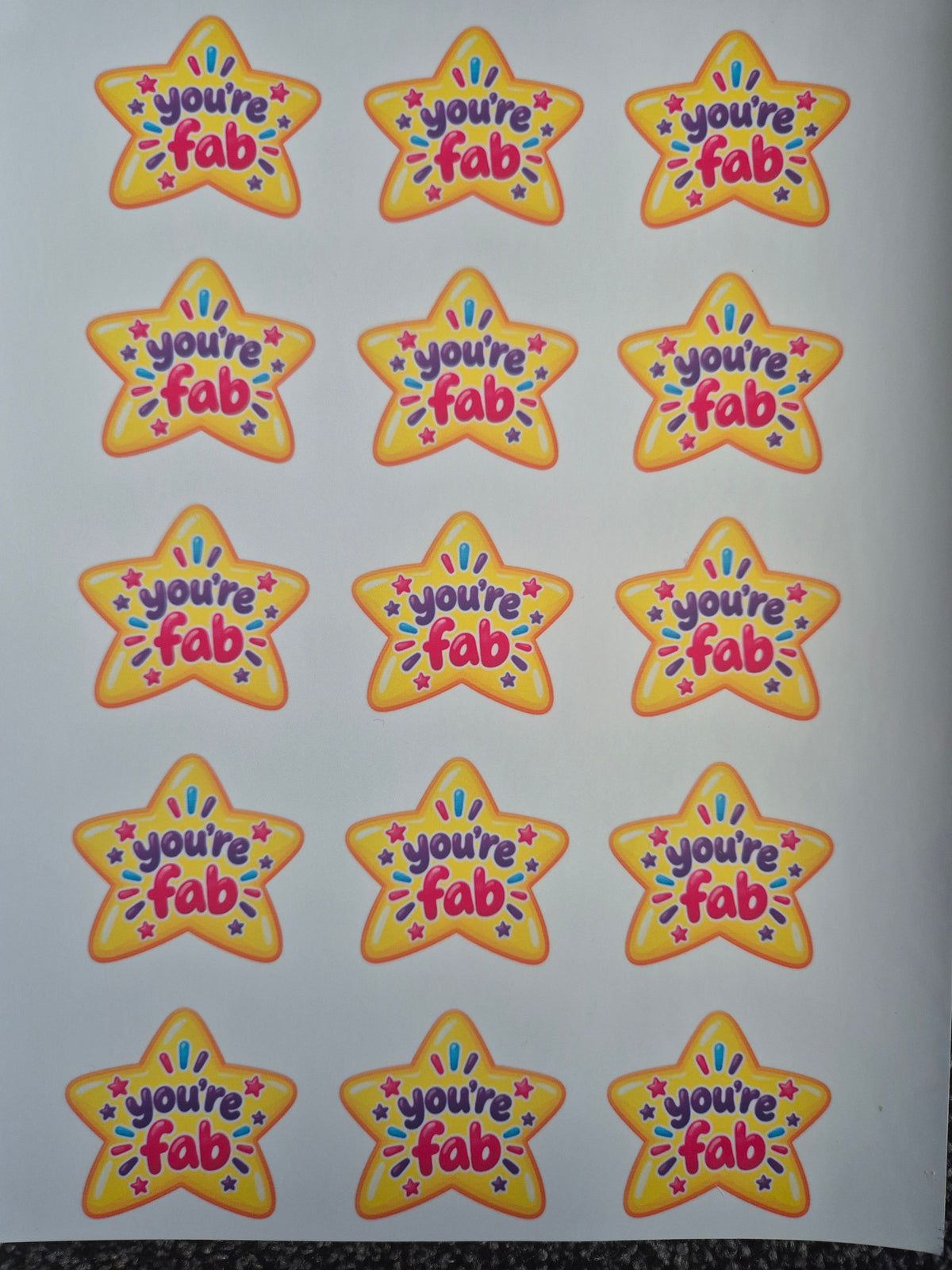 Sticker sheets