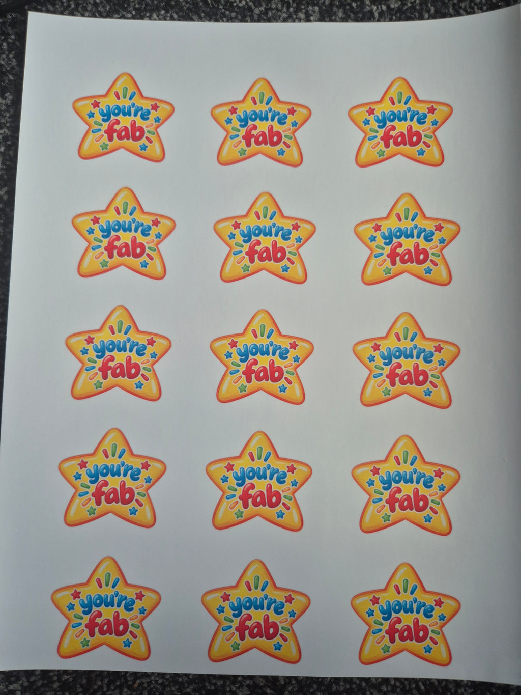 Sticker sheets