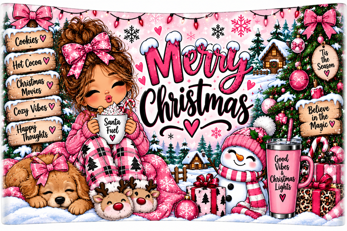 Christmas tumblers and water bottles